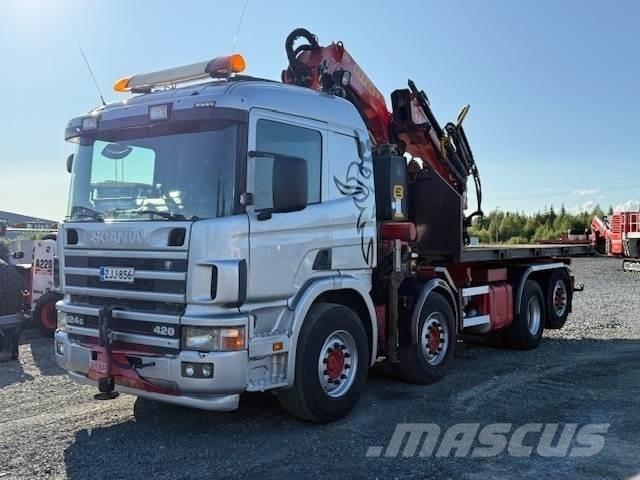 Scania R124G Camiões grua