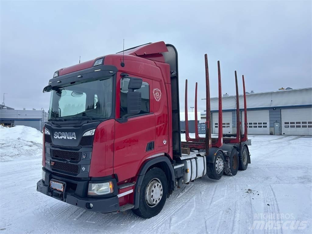 Scania R730 8x4 Camiões de transporte de troncos
