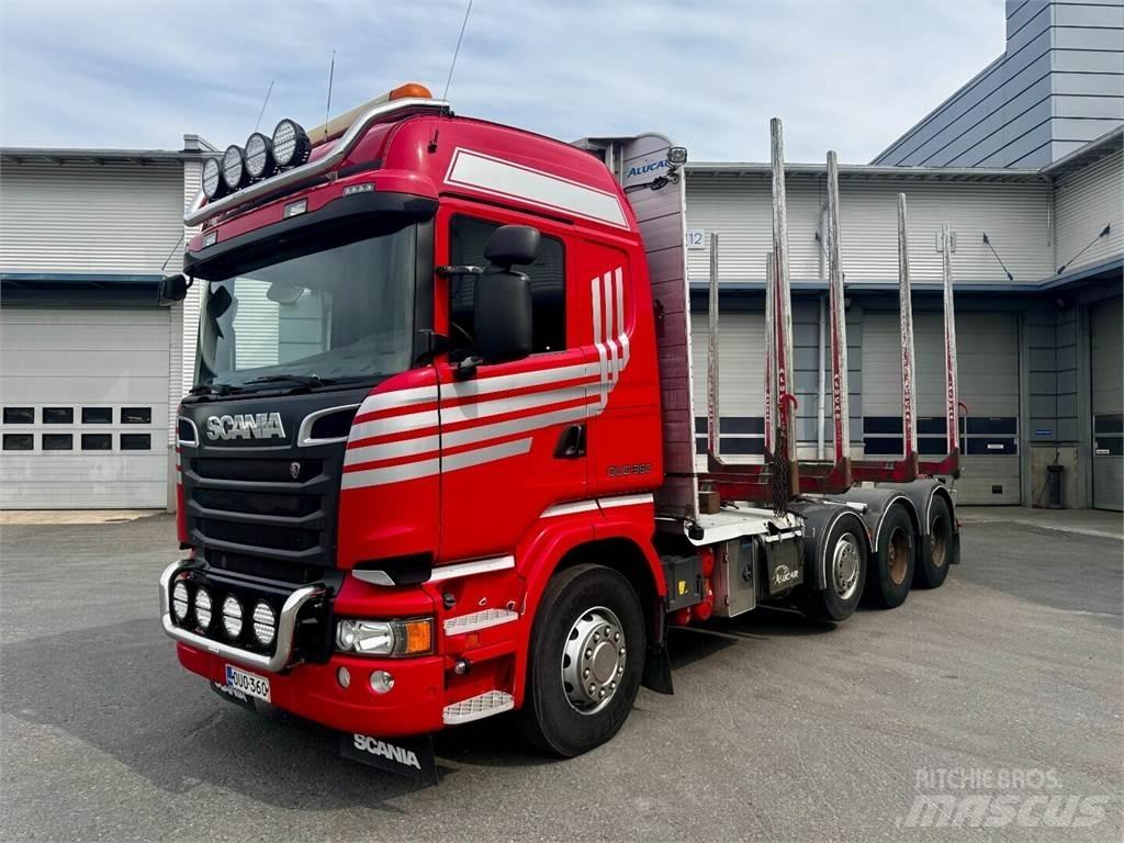Scania R730 8x4 Camiões de transporte de troncos