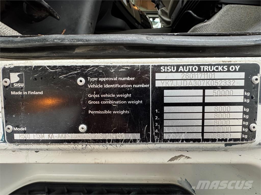 Sisu R500 10x4 Camiões de transporte de máquinas florestais