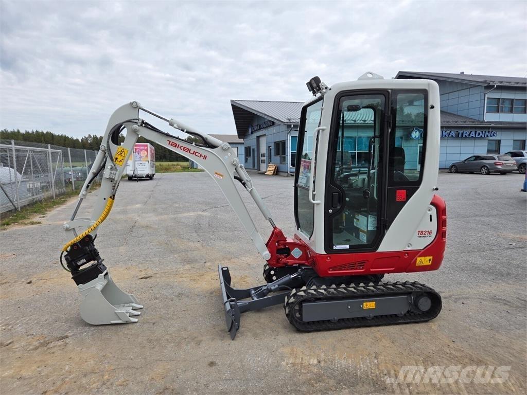Takeuchi TB216 Mini Escavadoras <7t