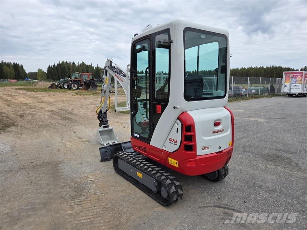 Takeuchi TB216 Mini Escavadoras <7t