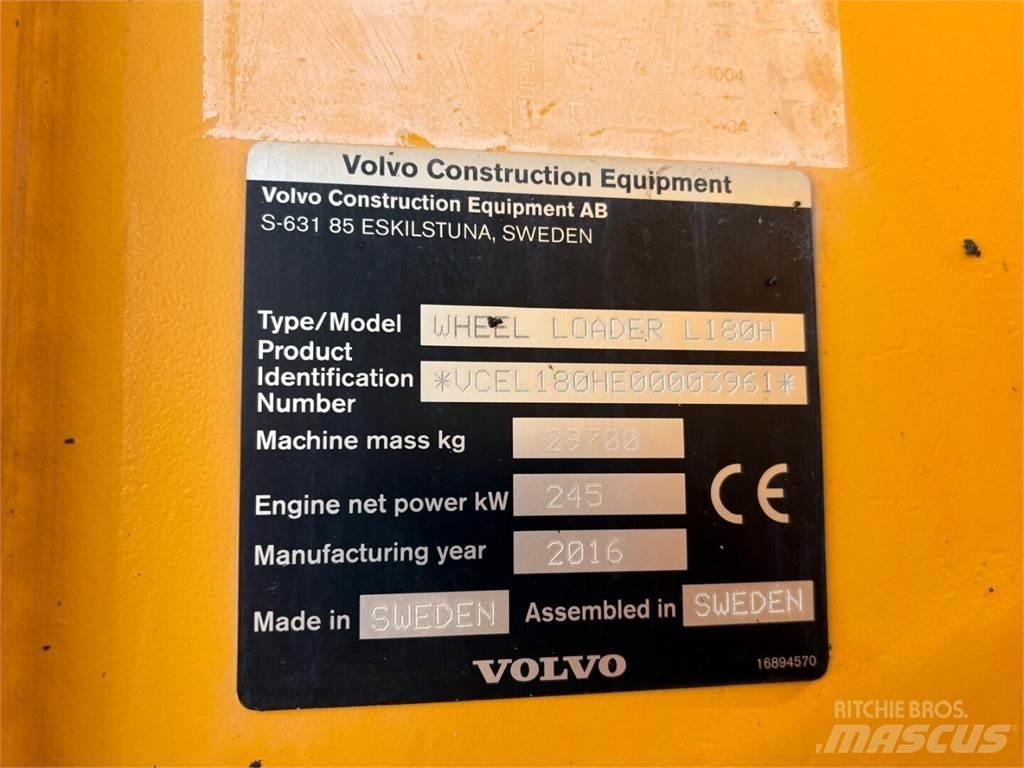 Volvo L 180 H Pás carregadoras de rodas