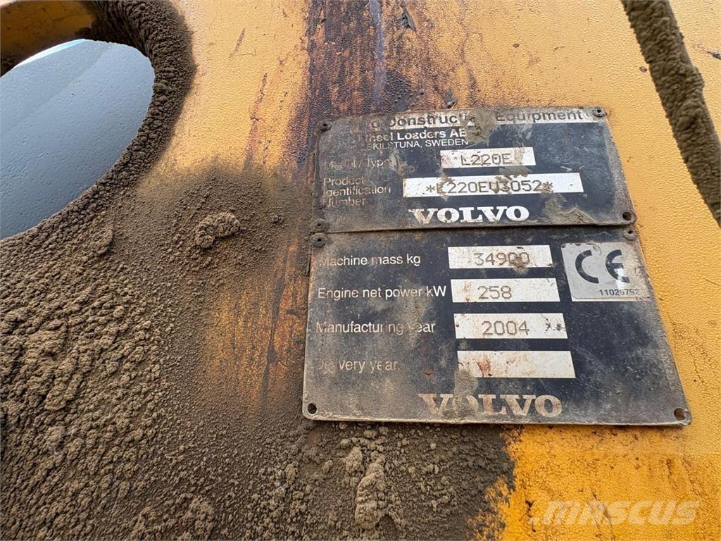 Volvo L 220 E Pás carregadoras de rodas