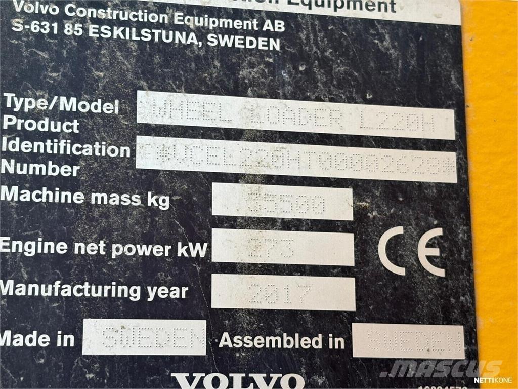 Volvo L 220 H Pás carregadoras de rodas