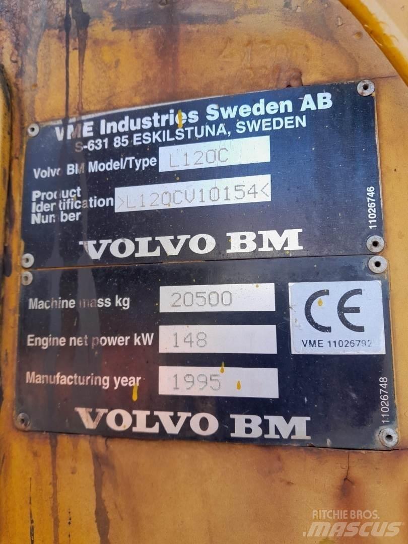 Volvo L120C Pás carregadoras de rodas