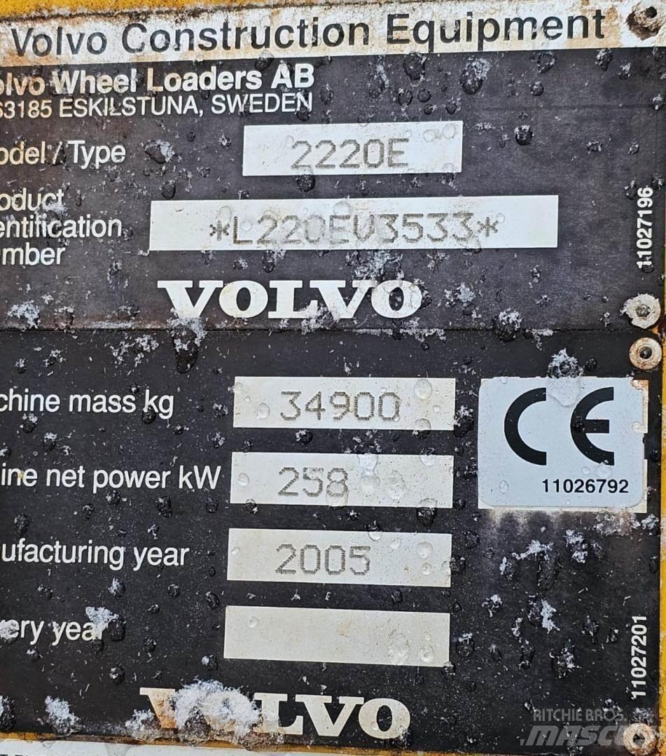 Volvo L220E Pás carregadoras de rodas