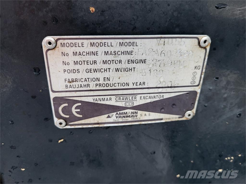 Yanmar VIO 55 Mini Escavadoras <7t