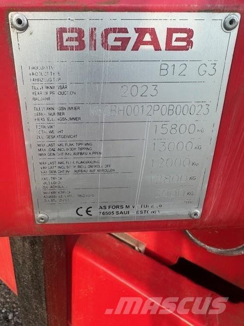 Bigab B12 VÄXLARVAGN Outros acessórios de carga e escavação