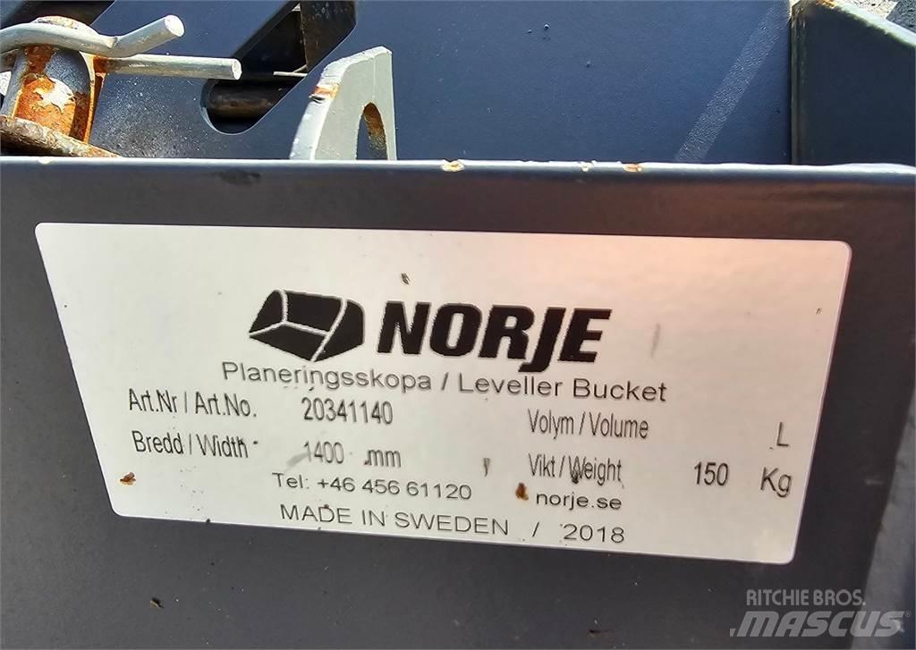 Norje PS140 + förhöjning Carregadoras de direcção deslizante