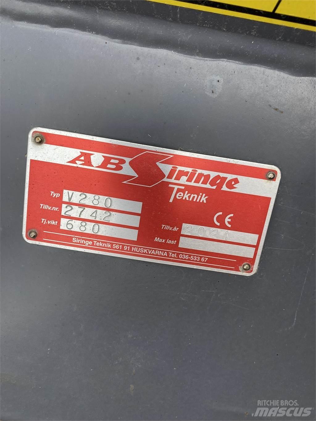 Siringe 280 VIKPLOG Lâminas de neve e arados