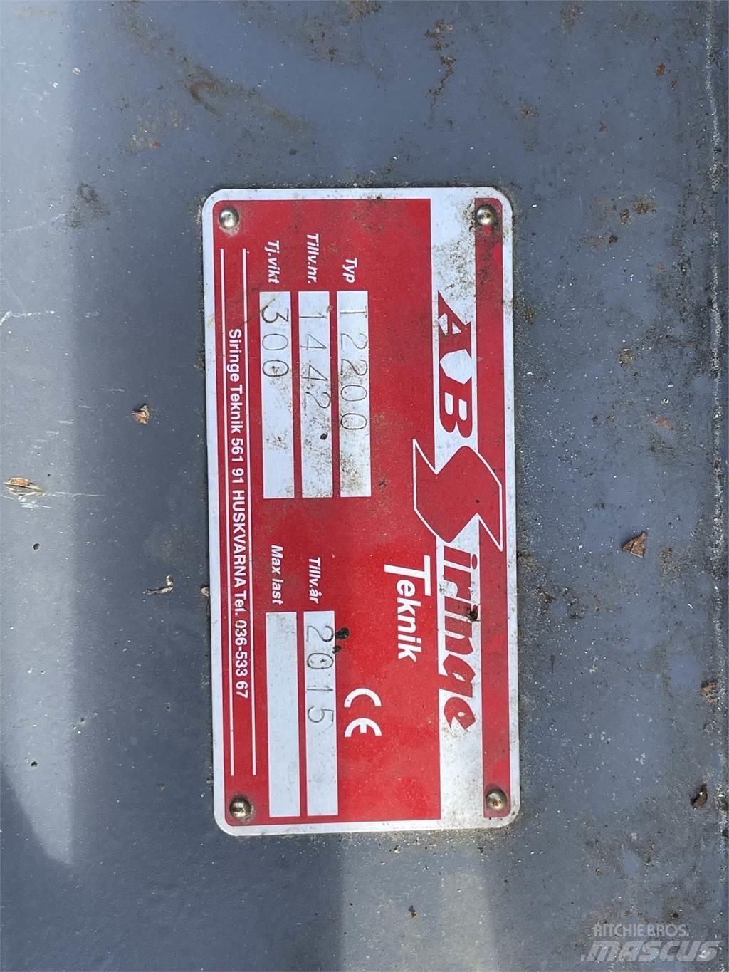 Siringe T 2200 Lâminas de neve e arados