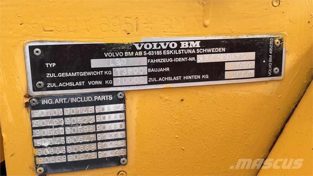 Volvo L90 LASTMASKIN Pás carregadoras de rodas
