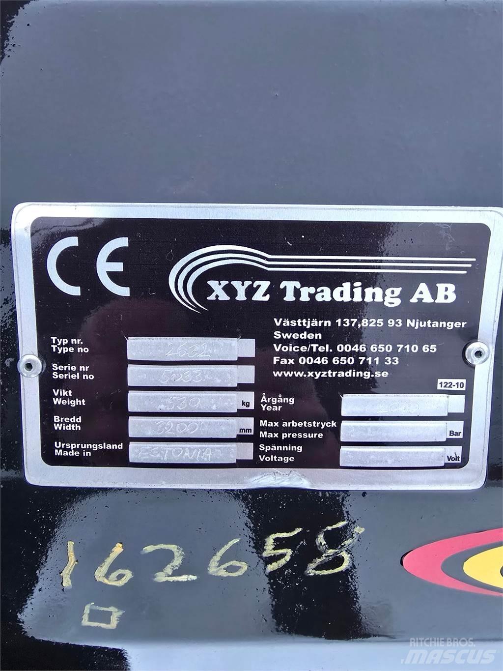XYZ 2606 Lâminas de neve e arados