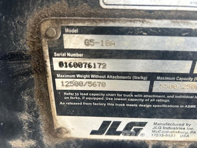 JLG G5-18 A Manipuladores telescópicos