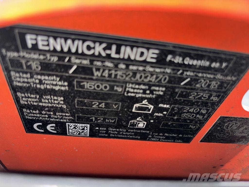 Linde T16 Porta palettes