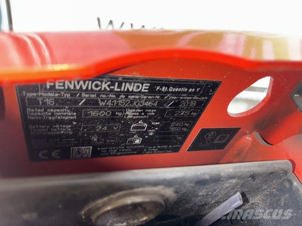 Linde T16 Porta palettes