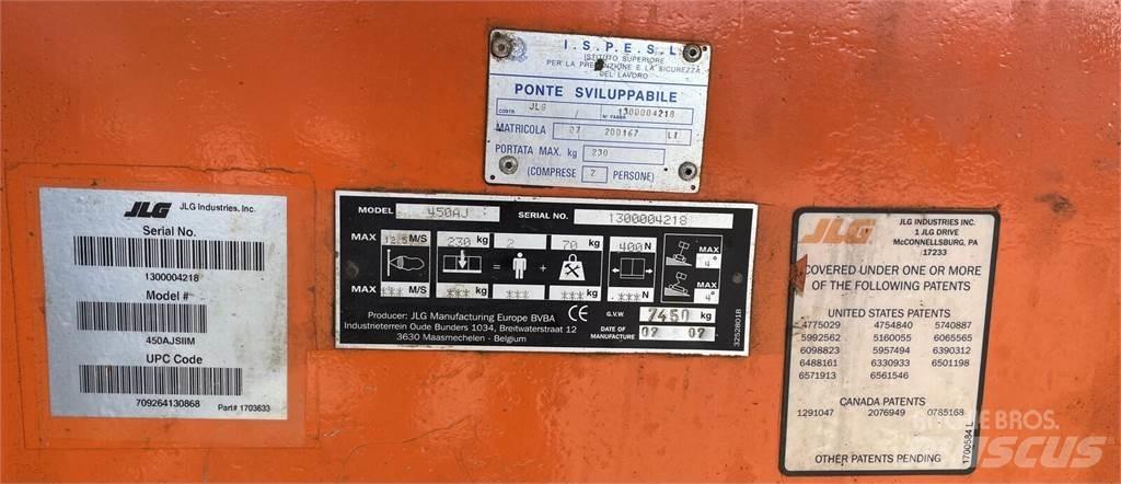 JLG  Elevadores braços articulados