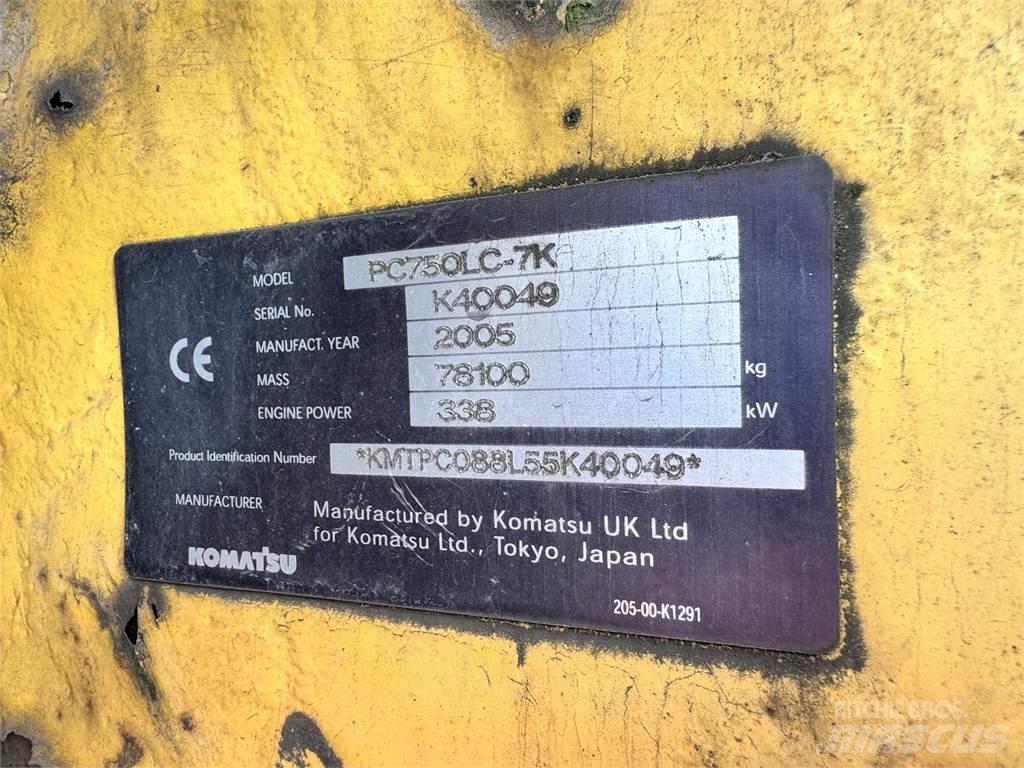 Komatsu PC750LC-7K Escavadoras de rastos