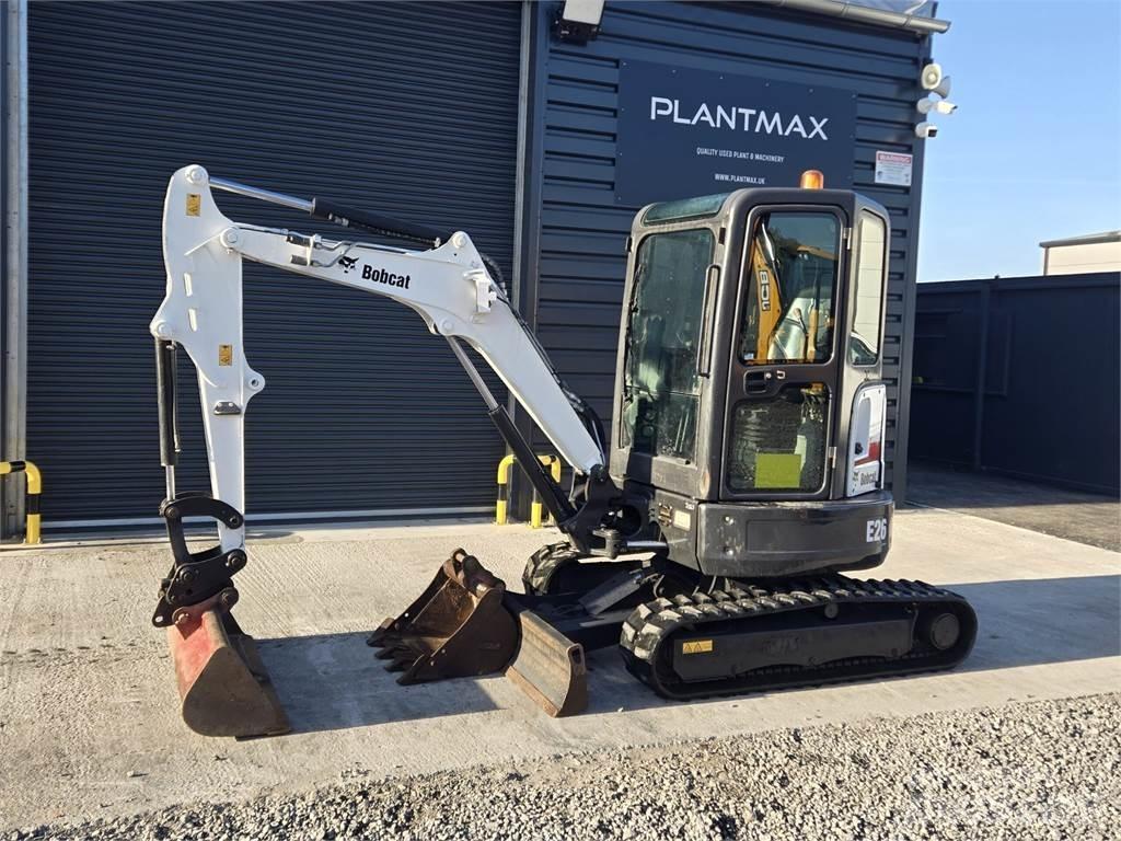 Bobcat E26 Mini Escavadoras <7t