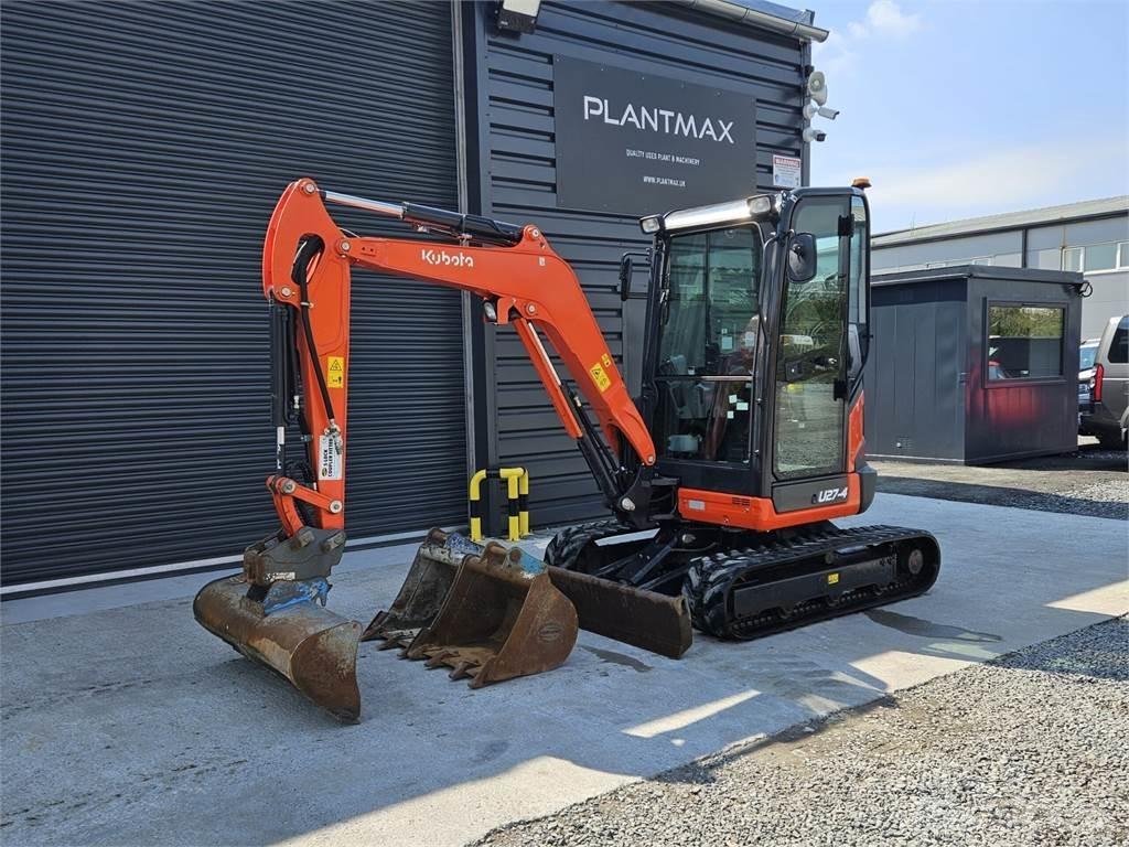 Kubota U27-4 Mini Escavadoras <7t