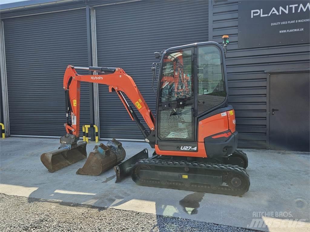 Kubota U27-4 Mini Escavadoras <7t