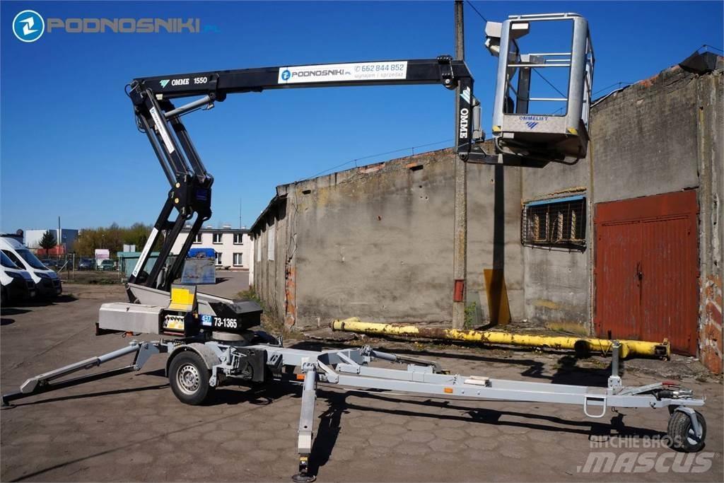 Omme 1550 EBZX Plataformas aéreas montadas em atrelados
