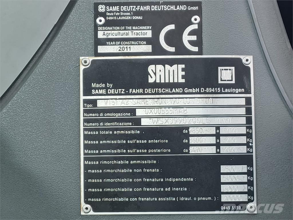 Same 190 Tratores Agrícolas usados