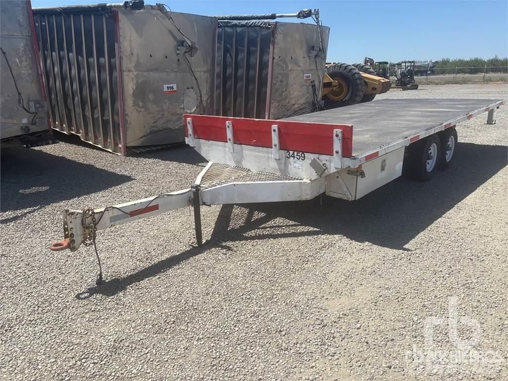  20 ft T/A Semi Reboques estrado/caixa aberta