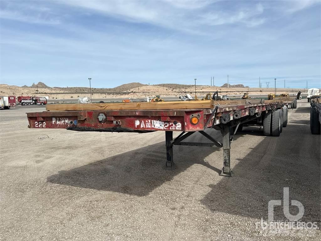  40 ft T/A Semi Reboques estrado/caixa aberta
