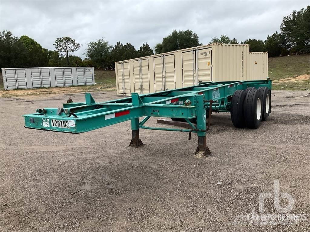  ALLI 20 ft T/A Semi Reboques Porta Contentores