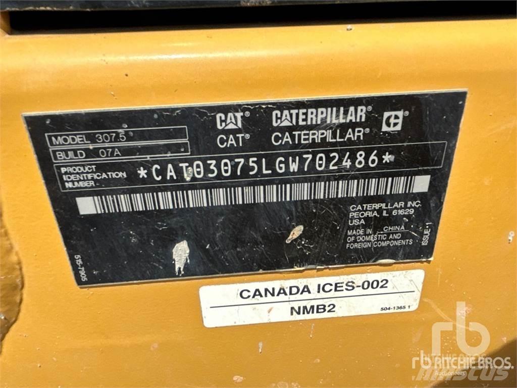CAT 307.5 Escavadoras de rastos