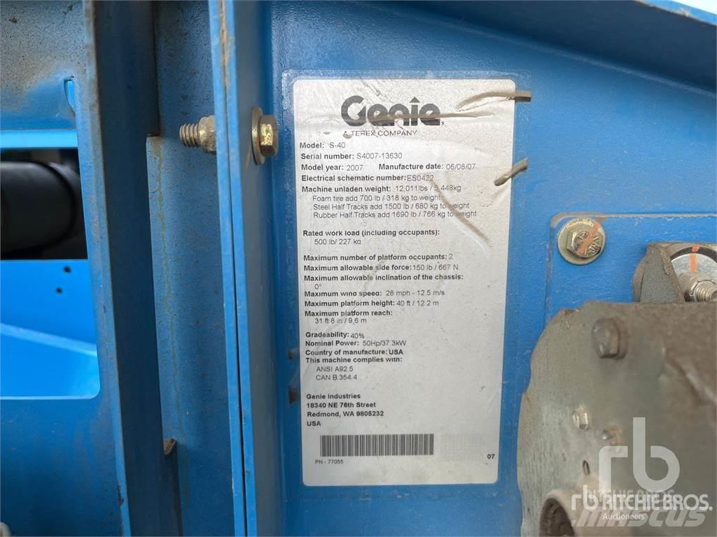 Genie S40 Elevadores braços articulados