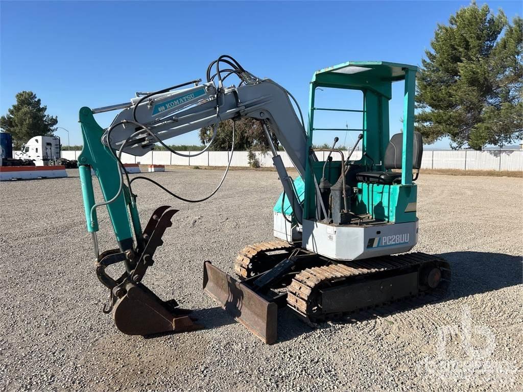 Komatsu PC28UU Mini Escavadoras <7t