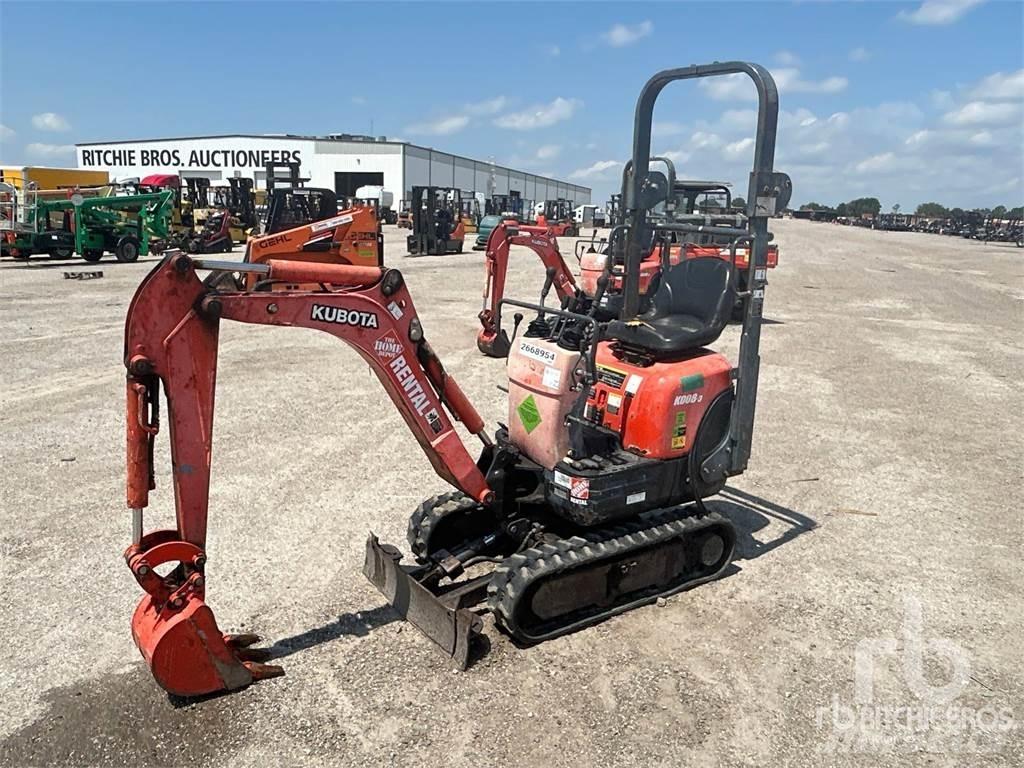Kubota K008-3 Mini Escavadoras <7t