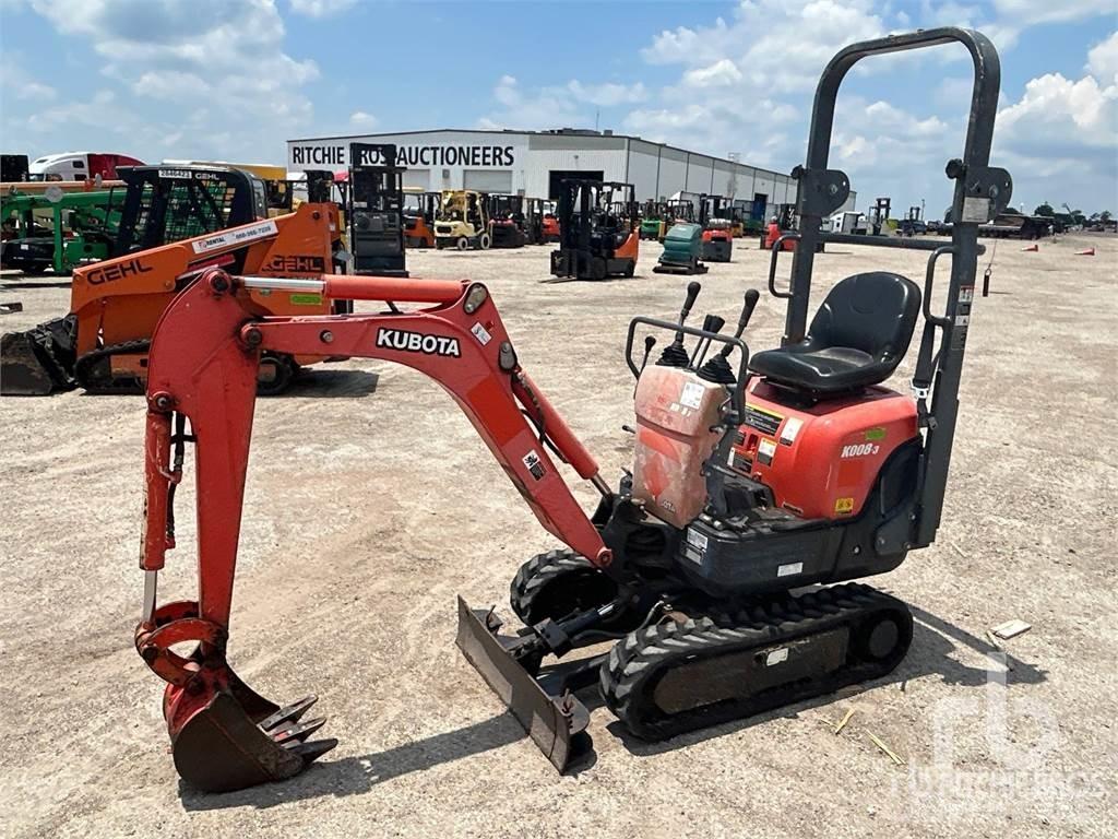 Kubota K008-3 Mini Escavadoras <7t