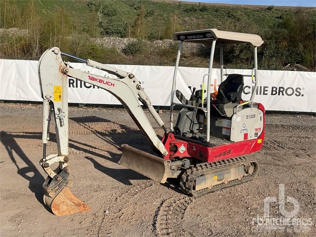 Takeuchi TB216 Mini Escavadoras <7t