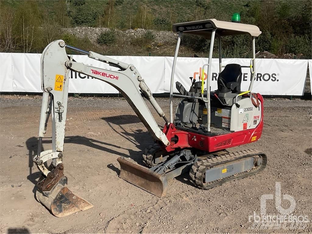 Takeuchi TB216 Mini Escavadoras <7t