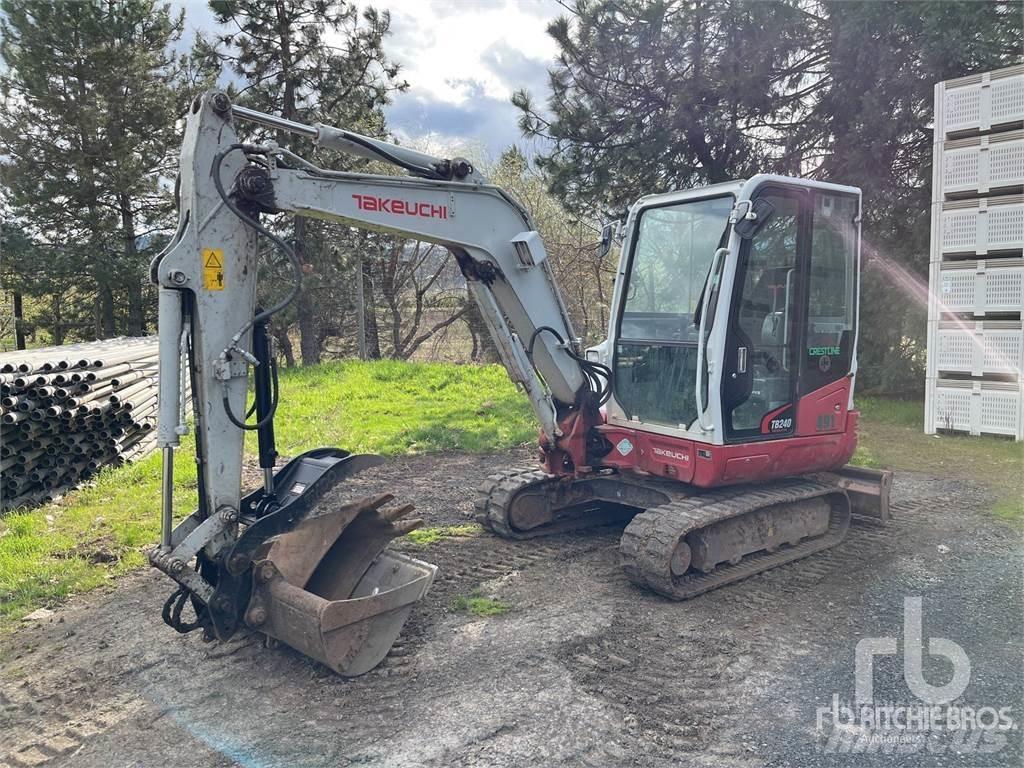 Takeuchi TB240 Mini Escavadoras <7t