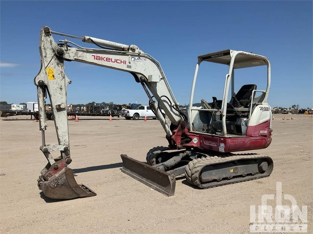 Takeuchi TB240 Mini Escavadoras <7t