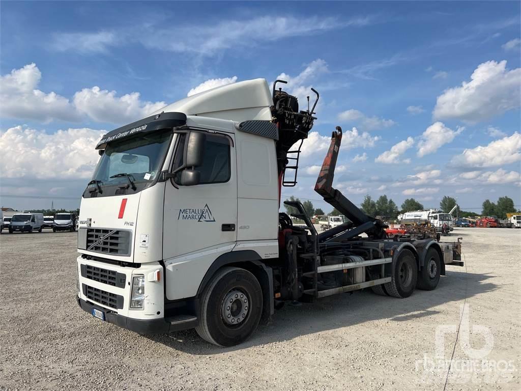 Volvo FH 12.460 Camiões caixa desmontável com elevador de cabo