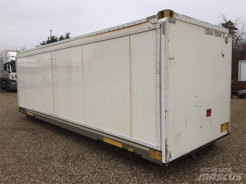  7450 mm med rulleport Semi-Reboques Caixa Fechada