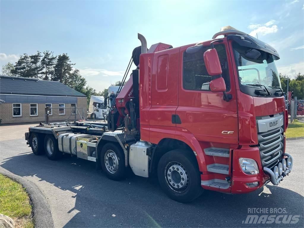 DAF CF 480 FAX 8x2*6 Camiões caixa desmontável com elevador de cabo