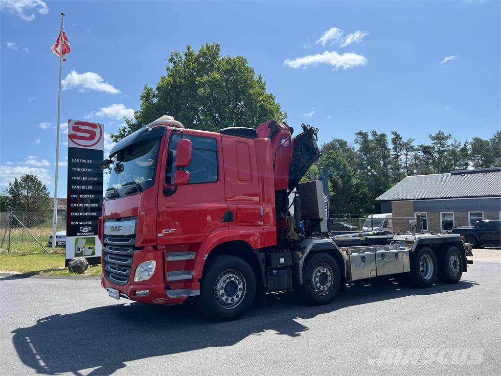 DAF CF 480 FAX 8x2*6 Camiões caixa desmontável com elevador de cabo