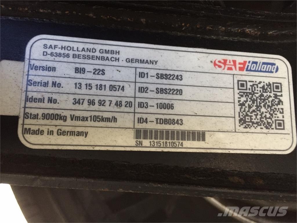  MTDK 13,6 mtr Semi Reboques Cortinas Laterais