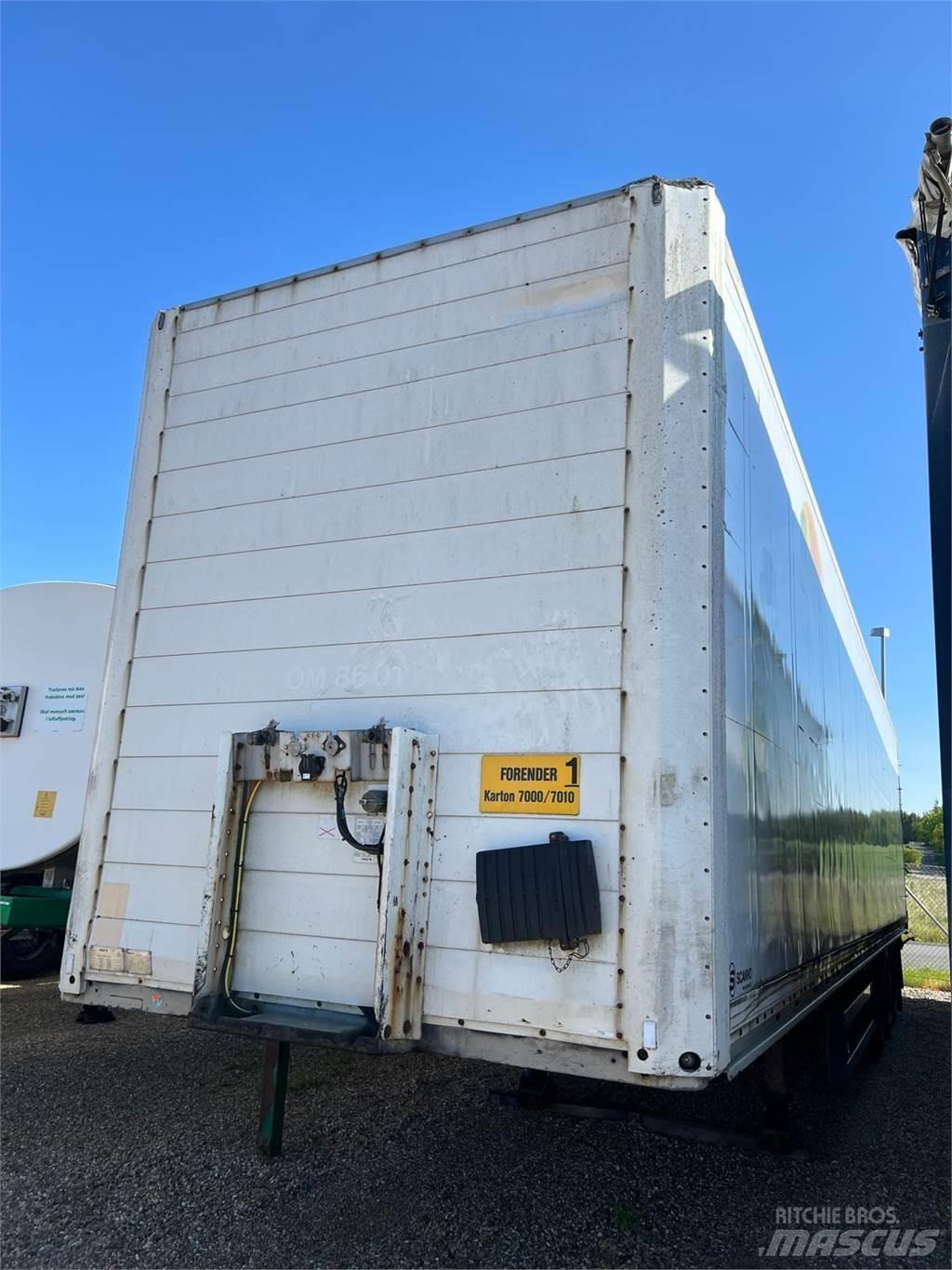 Schmitz 13,6 mtr boks Semi-Reboques Caixa Fechada
