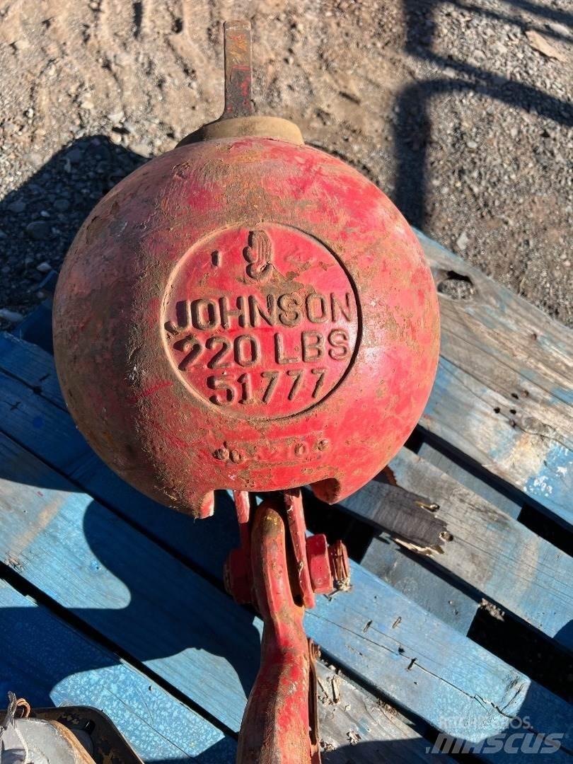 Johnson  Peças e equipamento de gruas