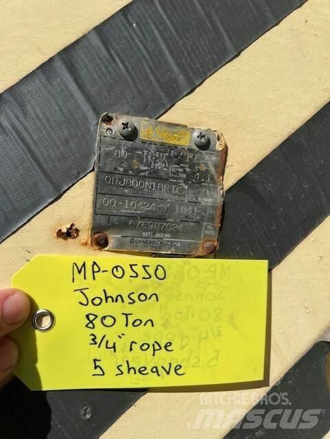 Johnson  Peças e equipamento de gruas