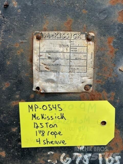  McKissick Peças e equipamento de gruas