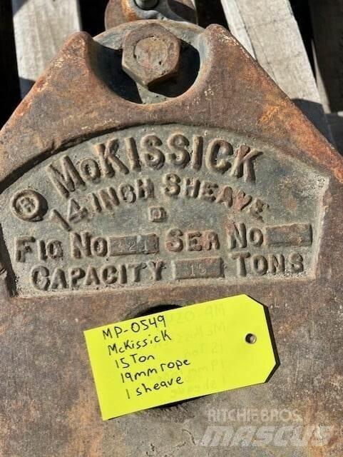  McKissick Peças e equipamento de gruas